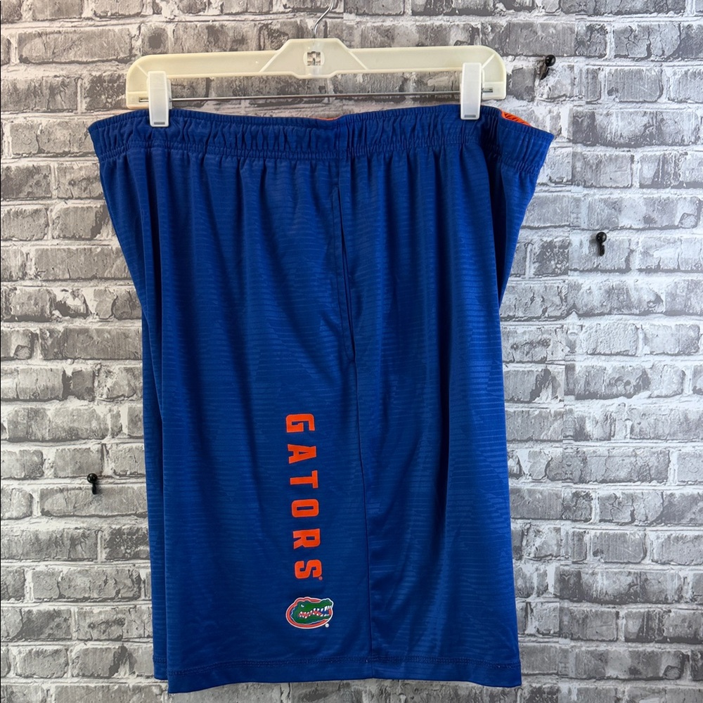 Florida Gators Blue Athletic Shorts with Orange Logo